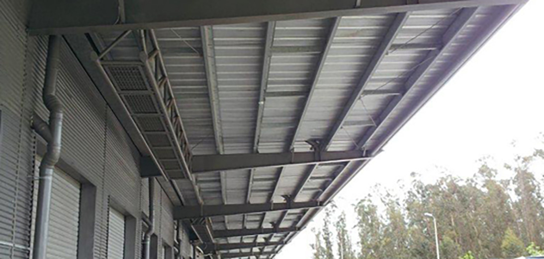imagen de estructura con aleros