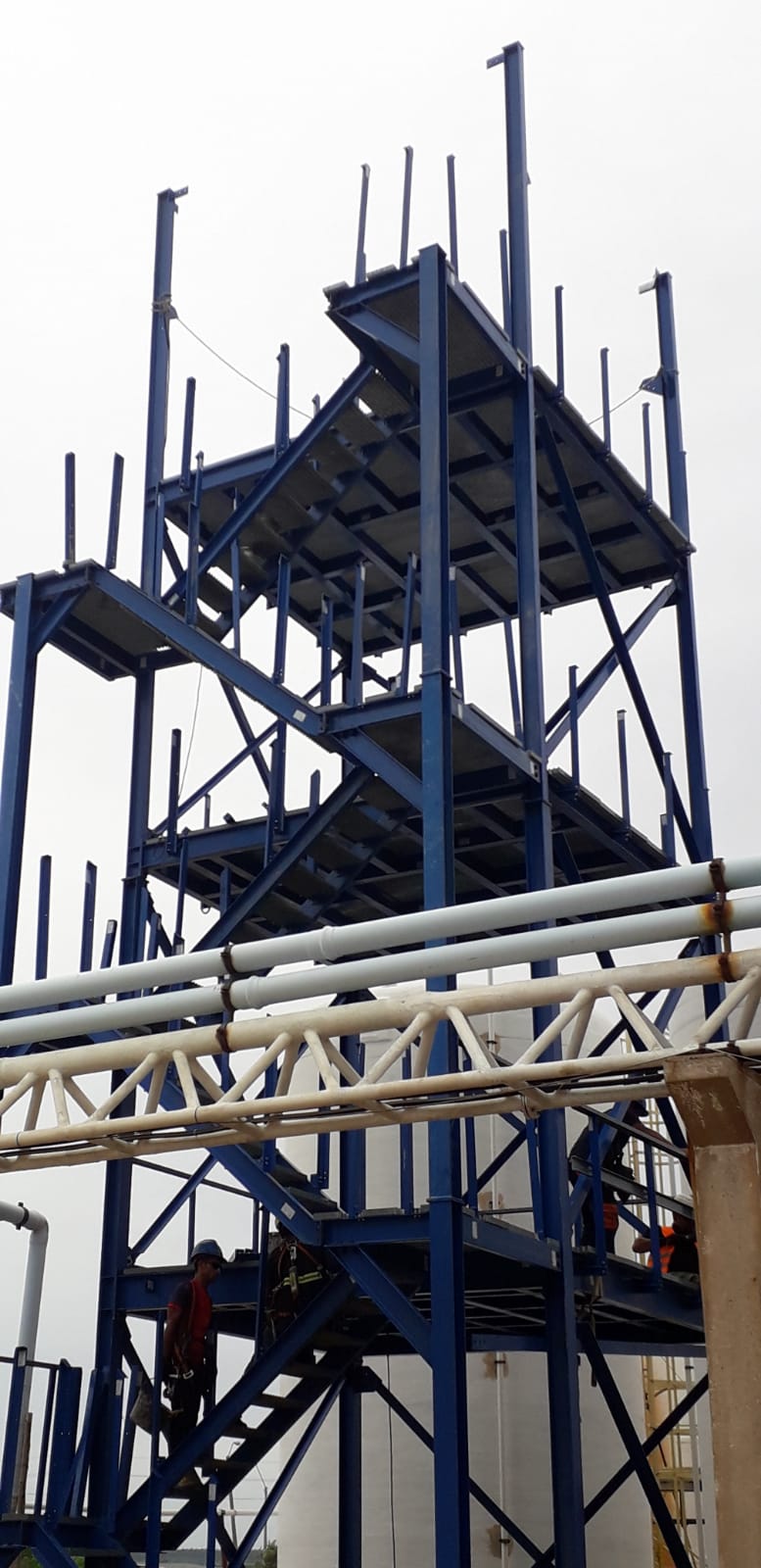 Vista de las estructuras de la Torre Effice