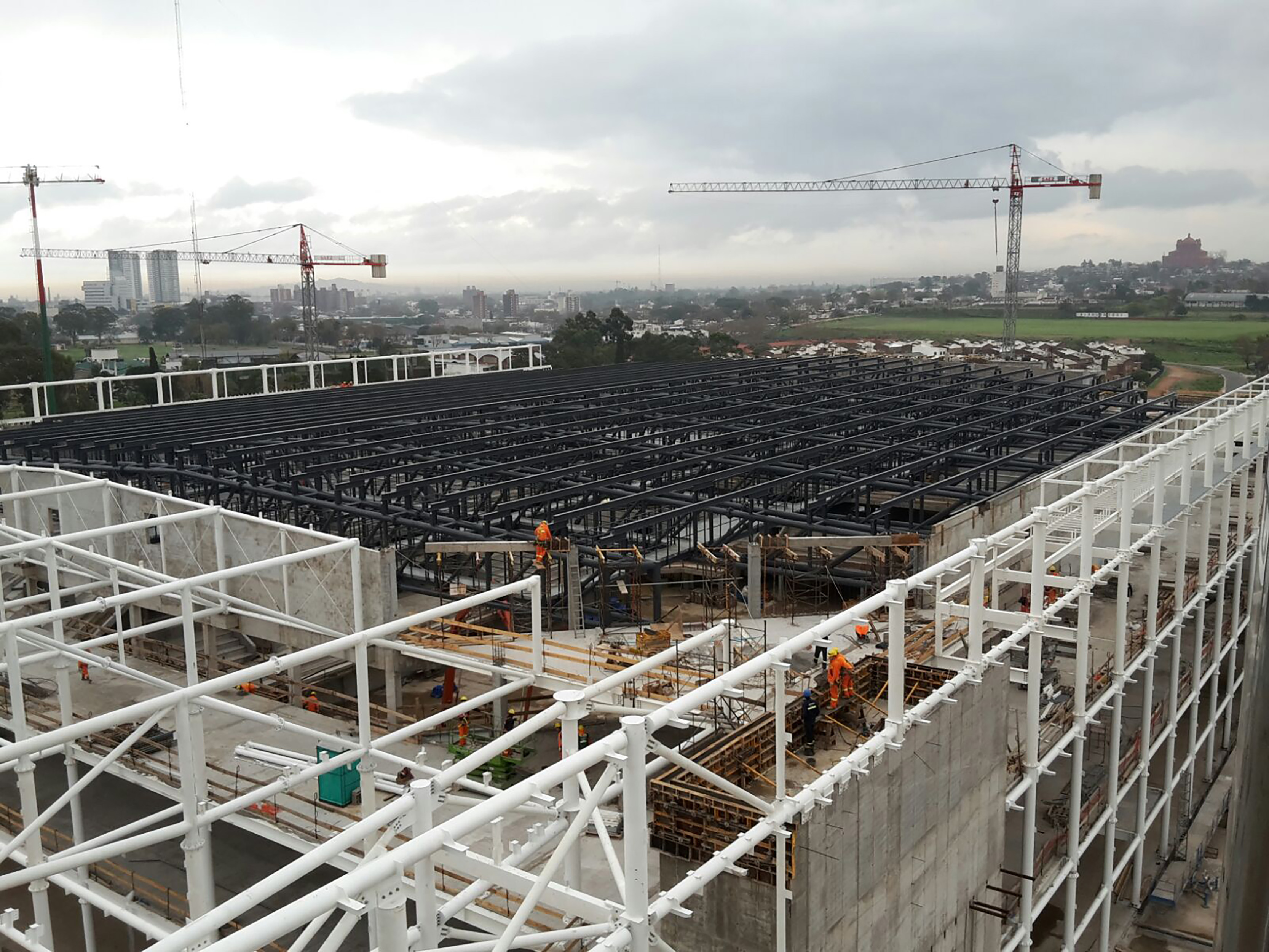 Imágen de la estructura del Antel Arena