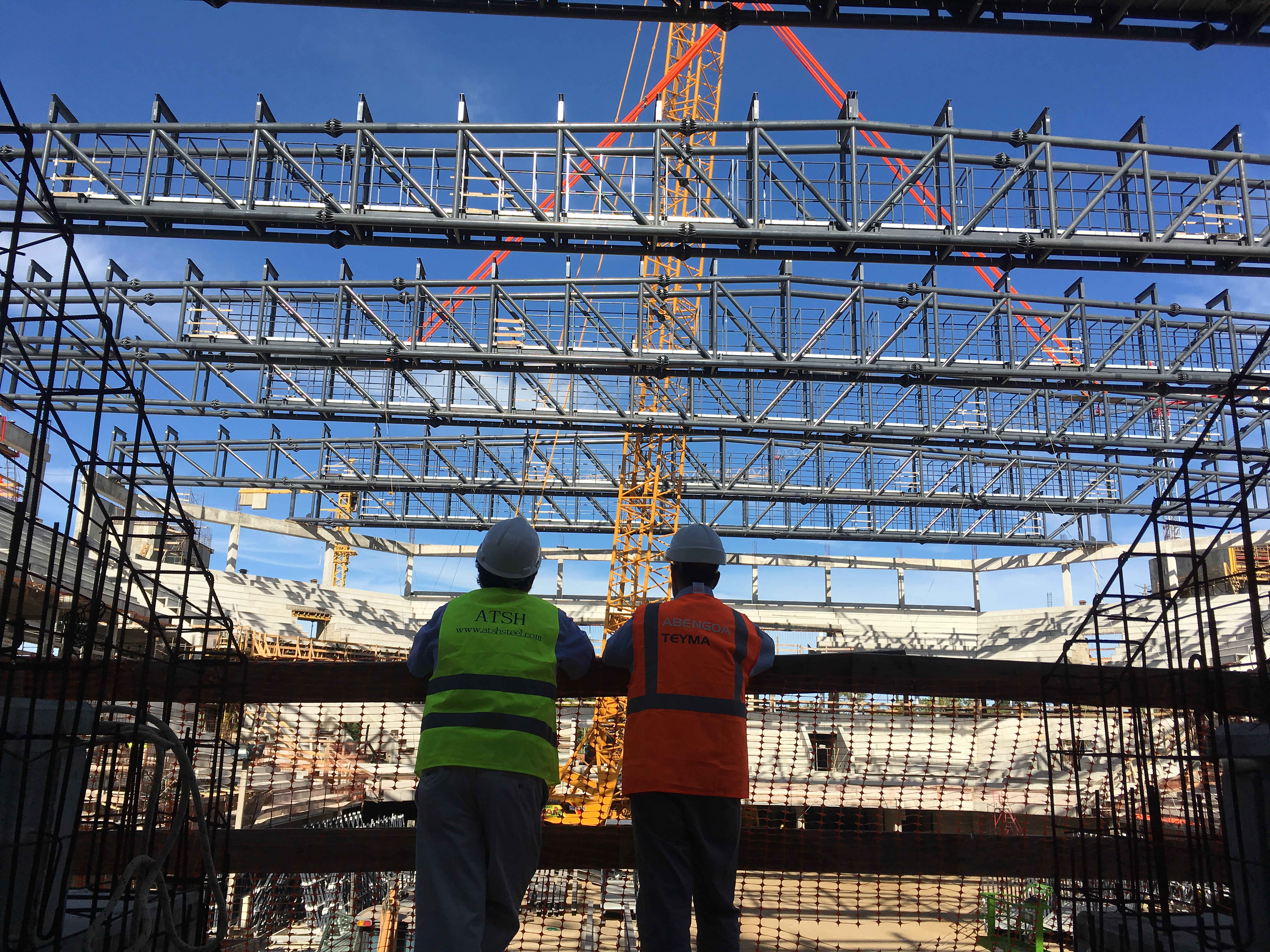 Imágen de la estructura del Antel Arena