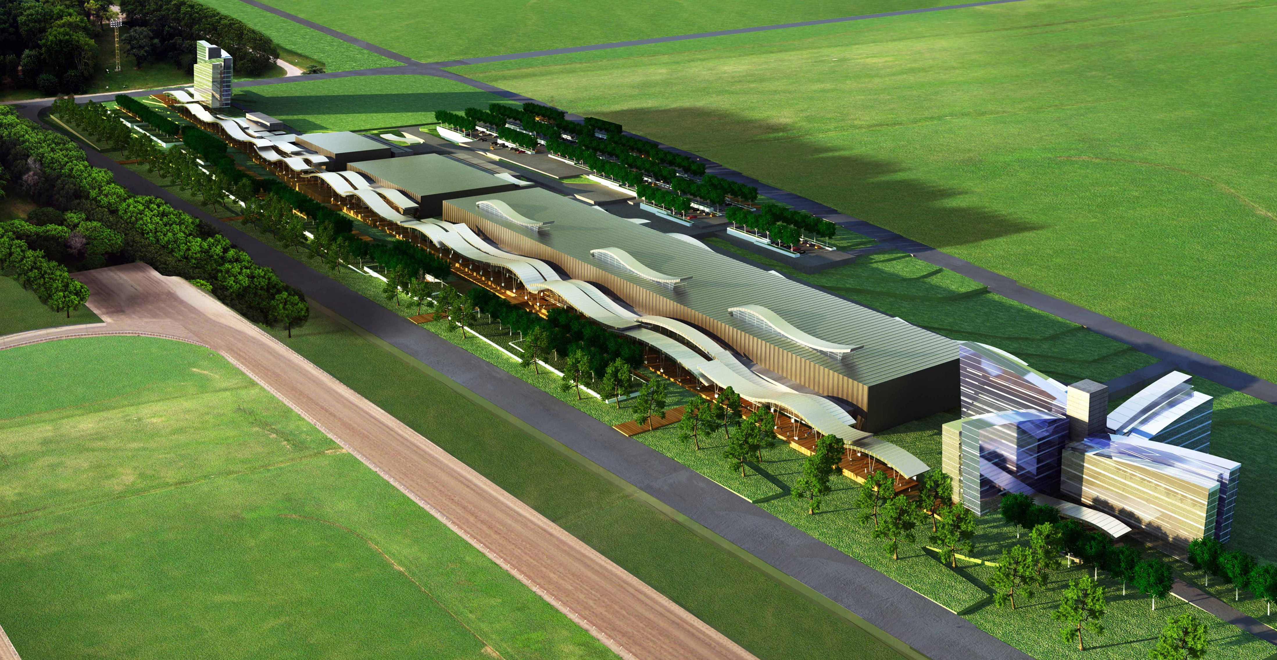 Imagen de la conceptualización del centro de convenciones de Punta del Este