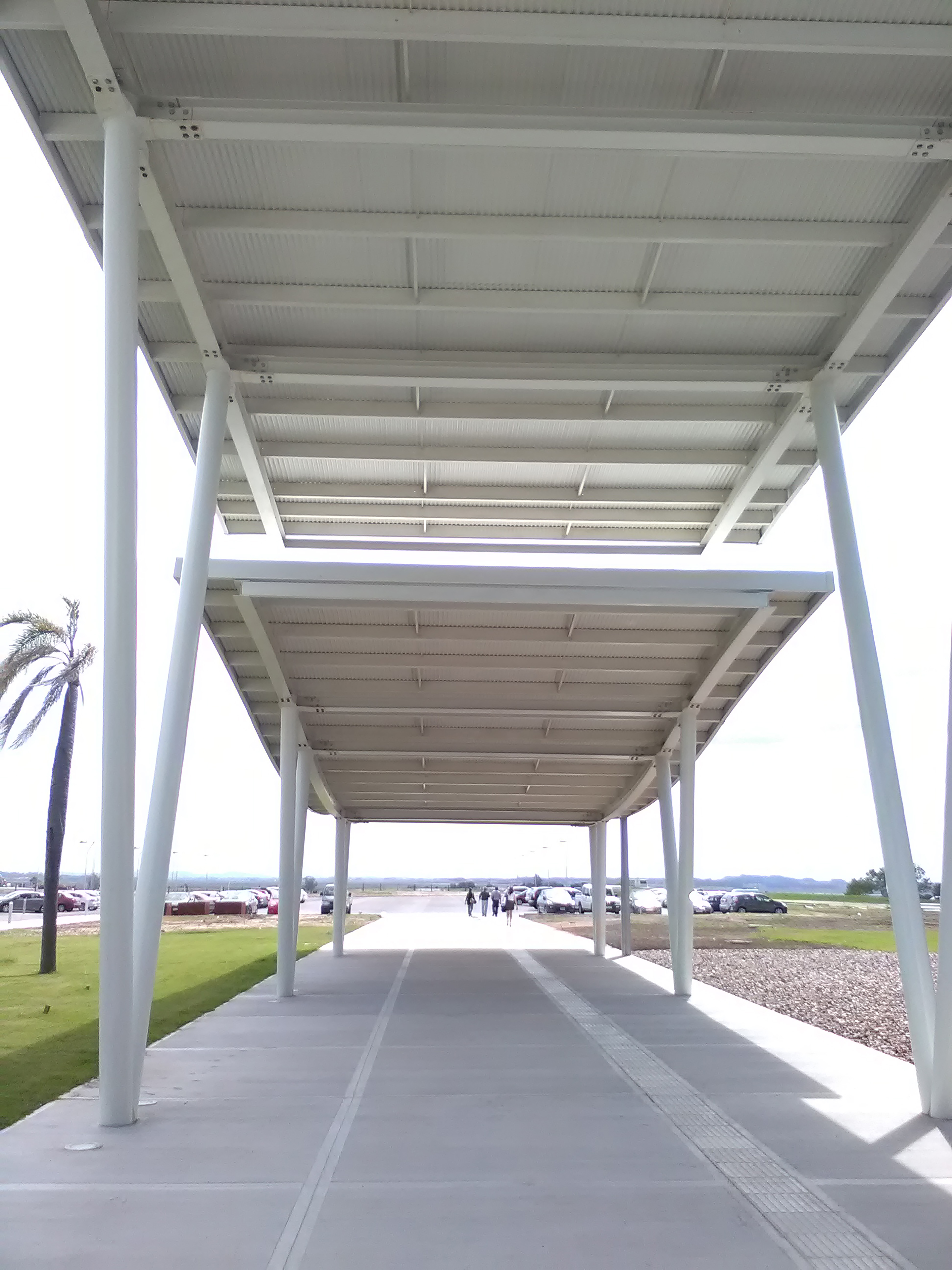 Imágen de la estructura del Centro de Convenciones en Punta del Este