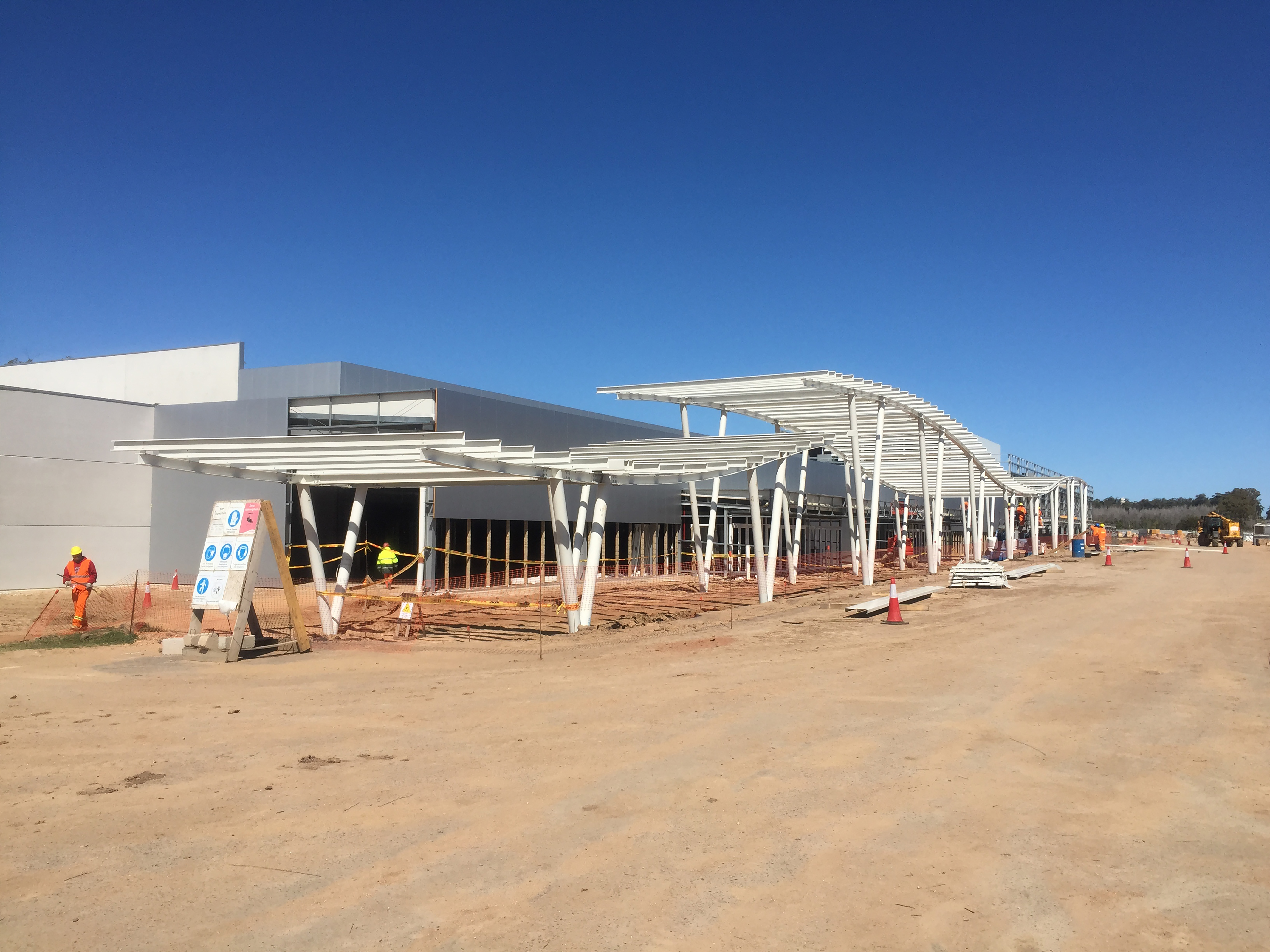 Imágen de la estructura del Centro de Convenciones en Punta del Este