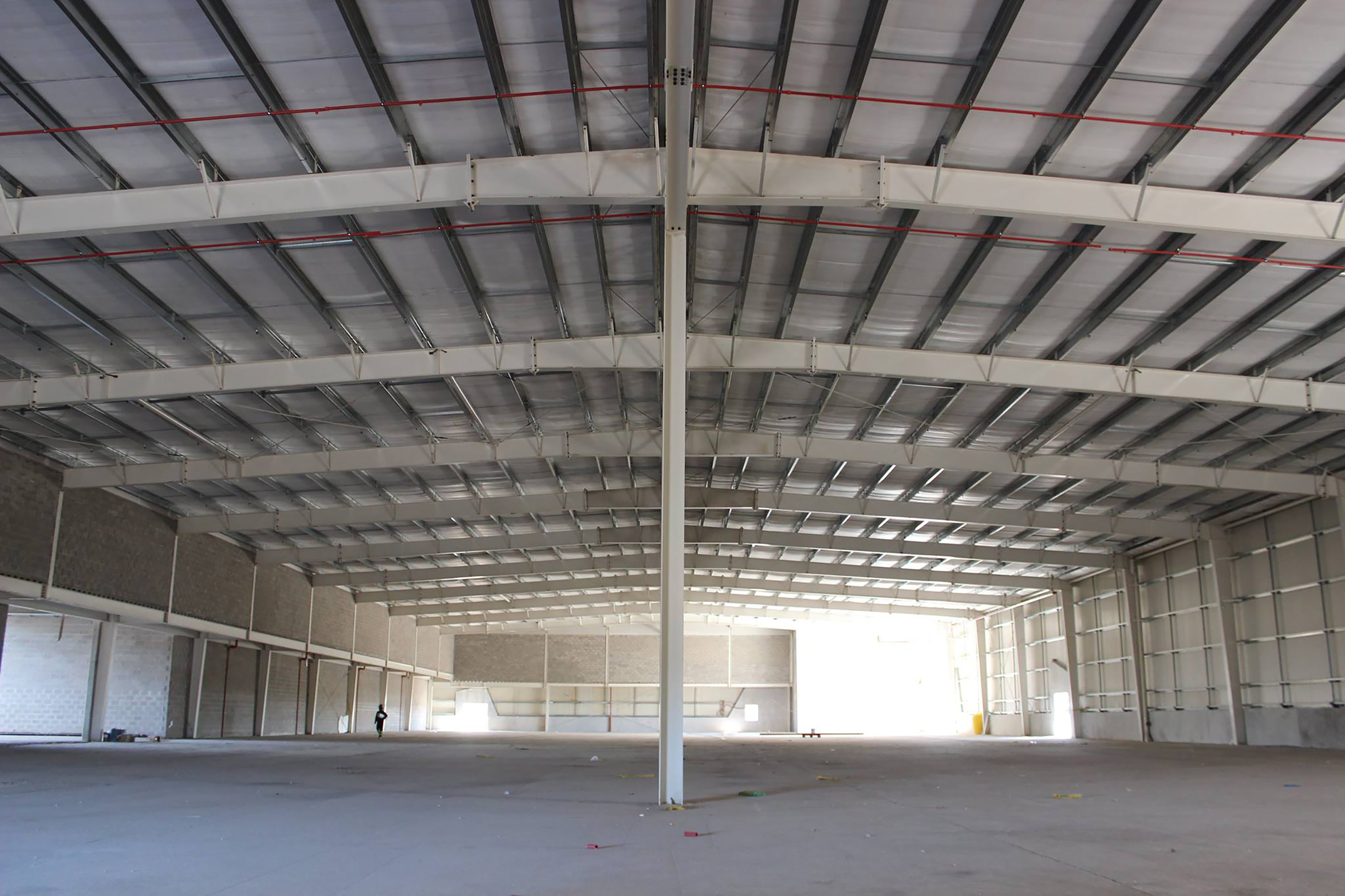 Imágen de la estructura del shopping Melancia en Rivera